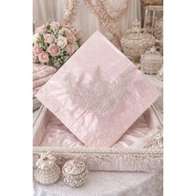 Dilex Bohça Çeyizlik Bohça Gelin Bohçası Damat Bohçası Saten Piliseli Set