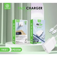 YK Desing Yk Desıng YK81 PD35W Super Fast Charger