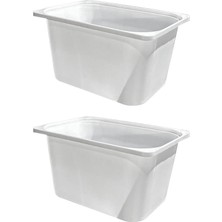 Özgürce Iki Adet Montessori Çocuk Saklama Kutusu 41,5X23X29,7 Cm, Aktive Model