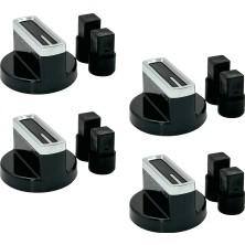 Süppürge Beko Ile Uyumlu Bocd Da 6020 Dws Gazlı Ocak Düğmesi Takımı – 4’lü Siyah Çizgili