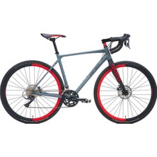 Carraro G0 Gravel Bisiklet Gri Kırmızı 50 cm