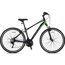 Kron TX75 28 Jant Trekking Bisiklet Mat Siyah-Füme-Yeşil 43 cm