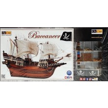 Occre 12002 1/100 Ölçek, Buccaneer, 57 Cm. Yelkenli Korsan Gemisi, Ahşap Model Kiti