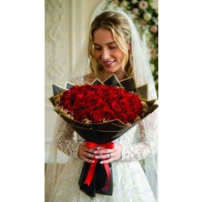 Vizyon Çiçek 21 Li Kırmızı Yapay Gül Isteme Çiçeği