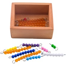 Özgürce Renkli Montessori Seguin 10/19 Boncuk Seti, Gelişim ve Öğrenme Destekli