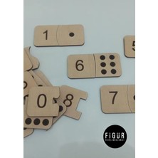 Özgürce Ahşap Sayı Kartları Montessori Eşleştirme Bulmacası, Eğitici ve Eğlenceli Etkinlik