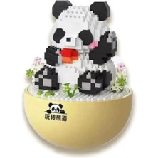 Vagonlıfe Panlos P1276 Panda Model 574 Parça Block Oyuncak 14+