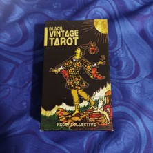 Tanem Mall Black Vintage Tarot Kartı 78’li Türkçe Destesi – Büyük & Küçük Arkana – Fal ve Spiritüel Rehberlik Seti