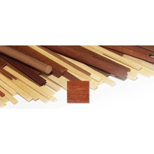 Occre 181005 Sapelly Ahşap Kaplama Çıtası, 0,6X5X800 Mm. 10 Adet