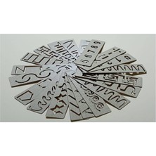 Özgürce Ahşap Montessori Eğitim Seti, Evde Okul Öncesi ve Ilkokul Çizgi Çalışması