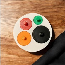 Özgürce Renkli Montessori Çemberi, Çocuklar Için Eğitici Oyun Seti