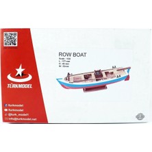 TürkModel Türk Model 1/35 201 Balıkçı Teknesi, 18 Cm. Ahşap Model Kiti