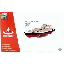 TürkModel Türk Model 1/35 202 Kabinli Sandal, 18 Cm. Ahşap Model Kiti