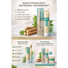 Banat Misvak Özlü Diş Macunu 75 ml + Diş Fırçası Seti
