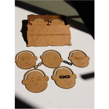 Özgürce Eğitici Ahşap Oyun Seti, Çocuklar Için Öğrenme ve Eğlence Hediye Seti