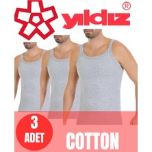 Yıldız 3 Lü Erkek Kaşkorse Ince Askılı Atlet