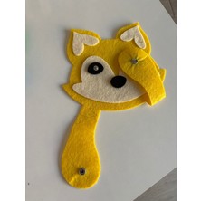 Özgürce Renkli Tilki Figürlü Keçe Çıtçıt Açma Kapama Eğitici Oyuncak