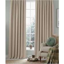 Ns Ehli Tacir Bej Blackout Işık Geçirmez Termal Karartma Güneşlik Perde (En x Boy)