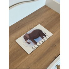 Özgürce Hayvanlar Öğrenme Eşleme Puzzle Kartı, Eğitici Montessori Oyuncak