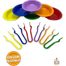Özgürce Eğitici Montessori Aktarma Seti, Kase ve Cımbızlı Öğrenme Seti