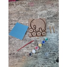 Özgürce Ilkokul Etkinlik Boyama Seti, Fil Montessori Motor Gelişim Eğitici Oyuncak