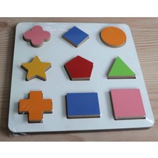 Özgürce Eğitici Ahşap Montessori Şekil Öğretici Oyuncak, Çocuklar Için Öğrenme Hediği