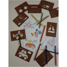 Özgürce Çizim ve Eğitim Için Araçlar, Montessori Oyuncaklar ve Şablonlar