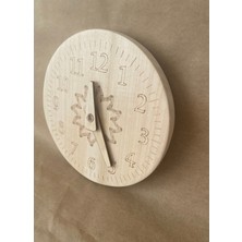 Özgürce Ahşap Montessori Saat, Zaman Öğretici Eğitici Oyuncak, Çocuklar Için