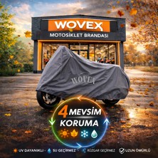 Wovex Rmg Moto Gusto Rikko Motosiklet Brandası Su Geçirmez Branda,örtü,gri