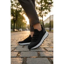 Enoch Kadın Tekstil Örgü Saya ve Kontrast Tabanlı Spor Ayakkabı