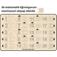 Özgürce Ilk Matematik Öğreniyorum Ahşap Montessori Etkinlik Seti