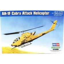 Hobbyboss 87224 1/72 Ölçek, Ah-1f C-Obra Attack, Askeri Helicopter, Plastik Model Kiti