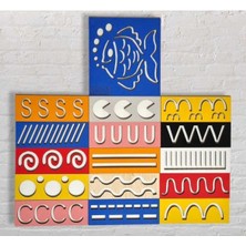 Özgürce Çocuklar Için Ahşap Montessori Oyun ve Eğitim Seti, Eğlenceli Öğrenme