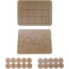 Özgürce Ahşap Montessori Sayı ve Şekil Sıralama Etkinlik Seti, Çocuk Gelişimi