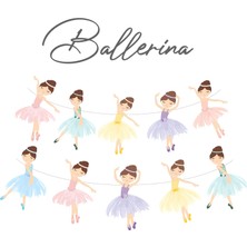 Doğaberen Balerin Temalı Banner 10 Parça