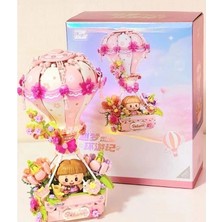 Vagonlıfe Loz 4114 Pembe Hava Balonu 789 Parça Block Oyuncak 3+