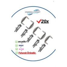Çınaroğlu Ticaret Beko Dın 5832 Xl Bulaşık Makinesi Üst Sepet Ray Kapağı Tutucu Stoper Pimi (20 Adet)