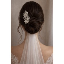 Incili Gelin Saç Aksesuarı | Gelin Tacı
