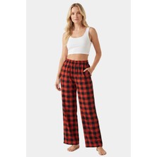 Türen Kadın Dokuma Tek Alt Pantolon 3616/TURUNCU 1