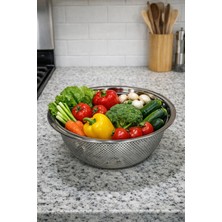 Arow Çok Amaçlı Paslanmaz Metal Süzgeç 29 cm