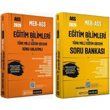 Anla Kazan Yayınları Yeni Ags - Pegem 2026 Meb-Ags Eğitim Bilimleri ve Türk Milli Eğitim Sistemi Konu Anlatımlı + Soru Bankası 2 Li Set Pegem Akademi Yayınları