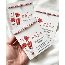 Umut Hediyecilik 8 Mart Dünya Kadınlar Günü Hediyesi Marteniçkalı 8 Adet