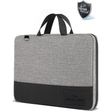 Gri Organizer 13-14-15,6-16,1 Inç Omuz Askılı Notebook Bilgisayar Çantası