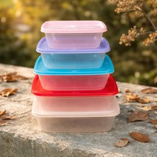 Ness Global 5 Parça Sızdırmaz Saklama Kabı Seti – Farklı Ölçülerde Gıda Saklama & Buzdolabı Organizer