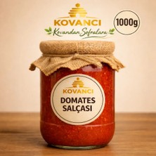 Kovancı Gıda Ev Yapımı Doğal Domates Salçası 1000 G– Katkısız & Güneşte Kurutulmuş
