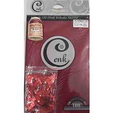 Ayzen Home Cenk 3lü Set 100 Lük Cenk Oyalık Yazma 25GR Baget Oya Pulu ve 20GR Altınbaşak Oya Ipi