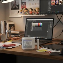 Ivart I Am A Graphic Design Baskılı Premium Beyaz Porselen T Kulplu Kupa Bardak-Grafik-Tasarımcı