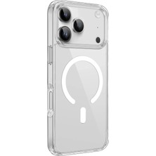 Mey İthalat Mey Ithalat®  iPhone 17 Pro Kılıf Pc Real Magsafe Kapak - Şeffaf