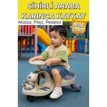 Toha Karınca Kaykay Sihirli Araba – Swing Car Pedalsız, Aküsüz, Pilsiz 3 Tekerlekli Çocuk Aracı