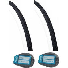 Rfl 26 Jant 26X2.00 (26X2.10) Bisiklet Dış Lastiği D2697 Beyaz Yanak + Panda Iç Lastik Seti x 2 Adet (2026)